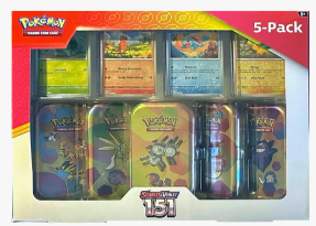 Costco Pokemon Scarlet & Violet 151 Mini Tin 5-pack (Magneton)
