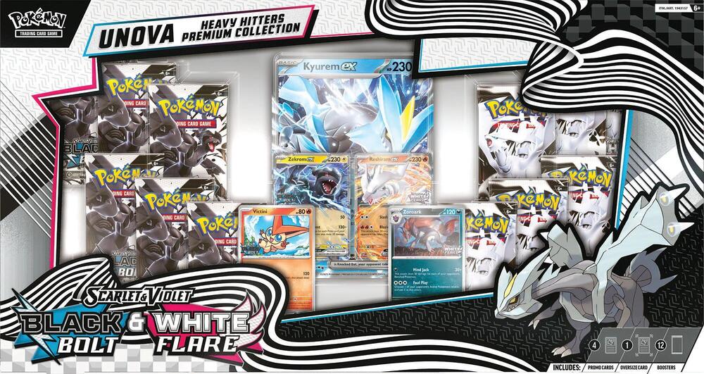 Black Bolt White Flare Heavy Hitters Premium Collection