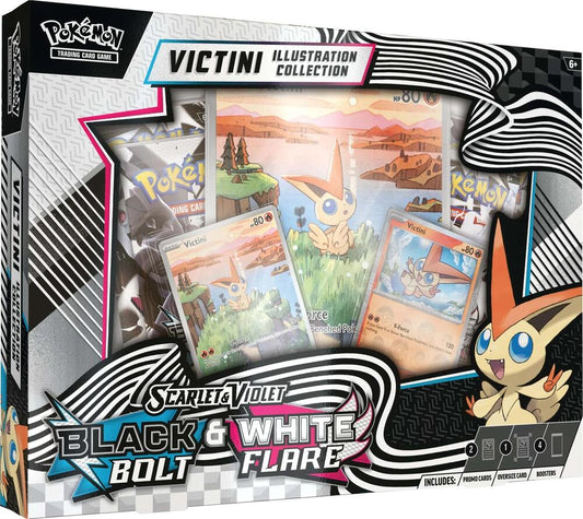 Black Bolt & White Flare Victini Illustration Collection
