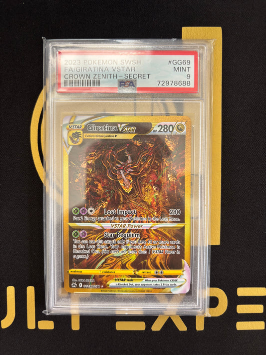 Crown Zenith Galarian Gallery GG69/GG70 Giratina VSTAR PSA 9