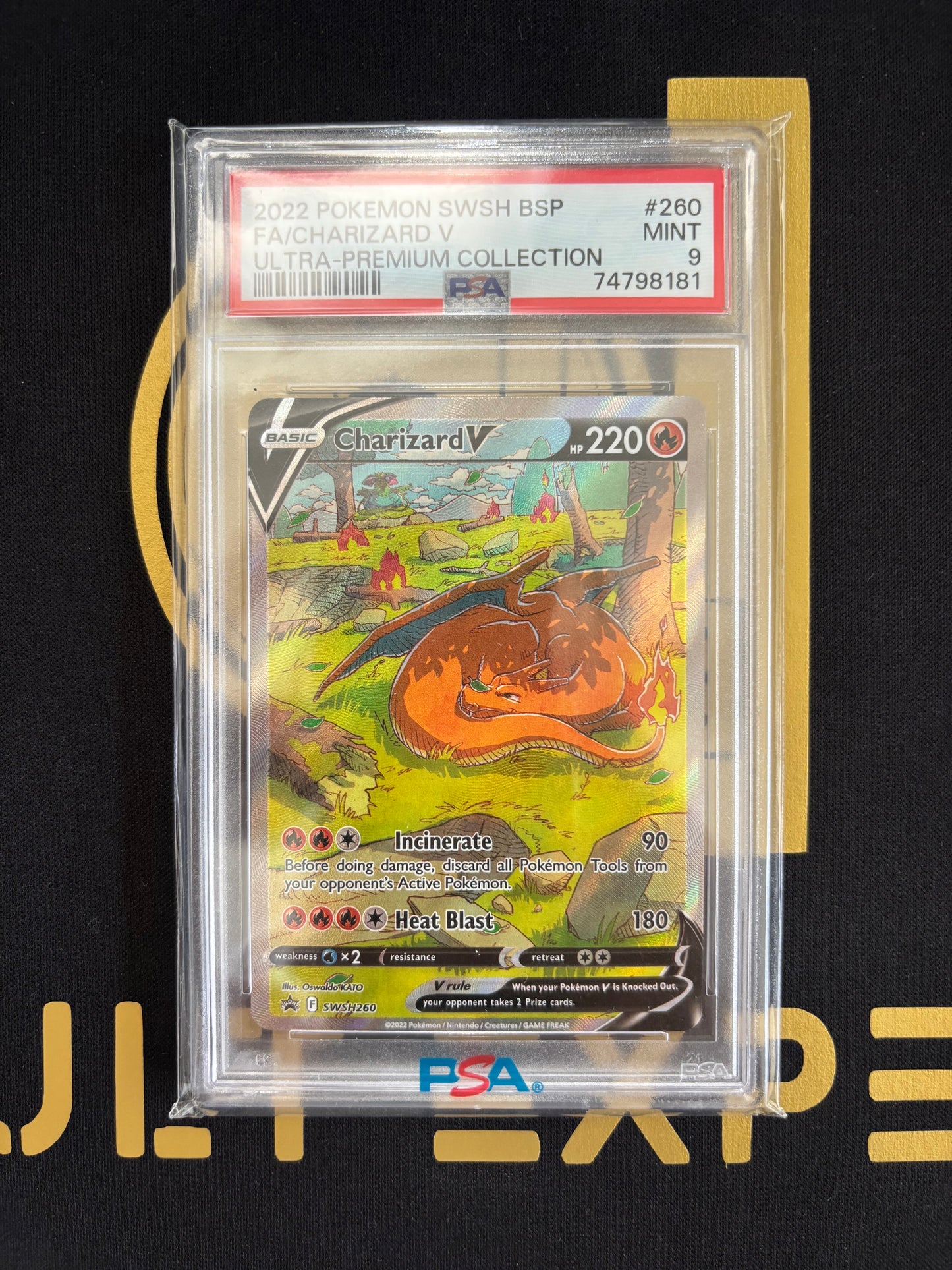 SWSH260 Charizard V PSA 9